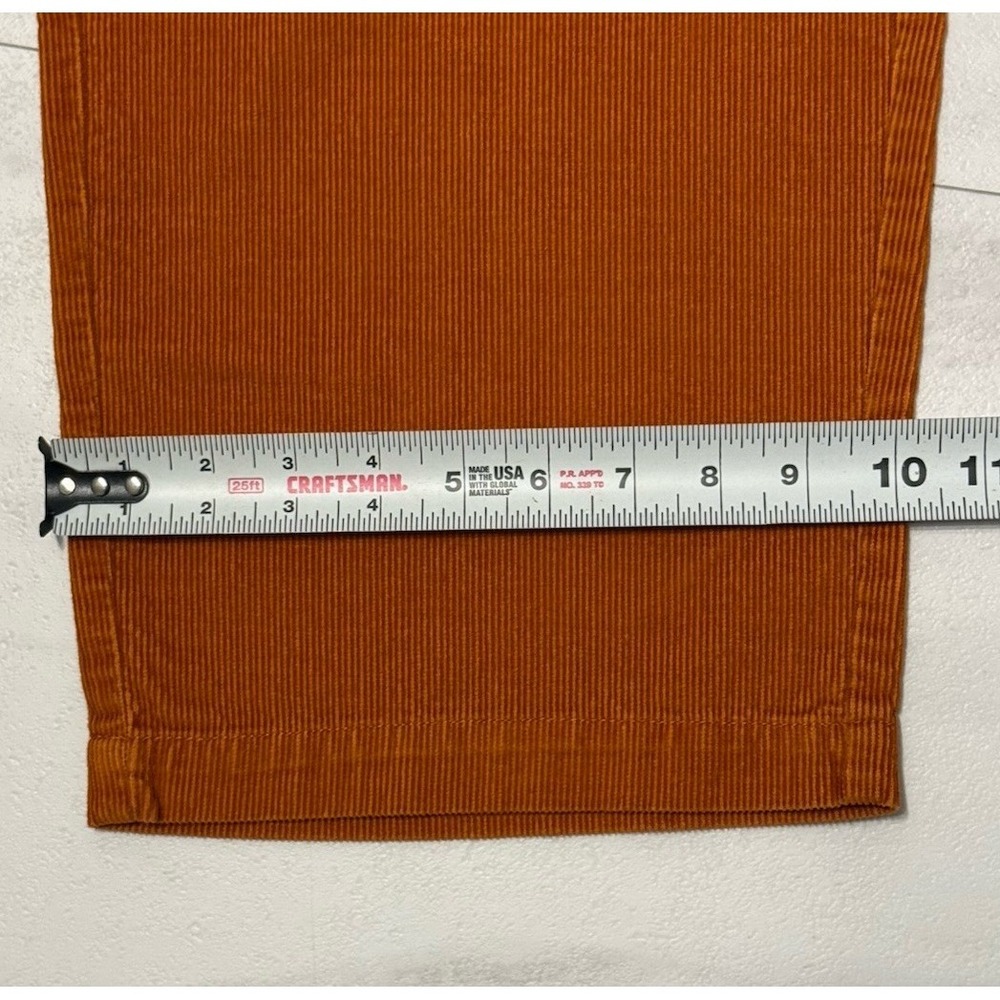 Croft & Barrow Classic Fit Corduroy Pants Stretch Waist Band Rust 386wx49L NWT - Picture 10 of 10